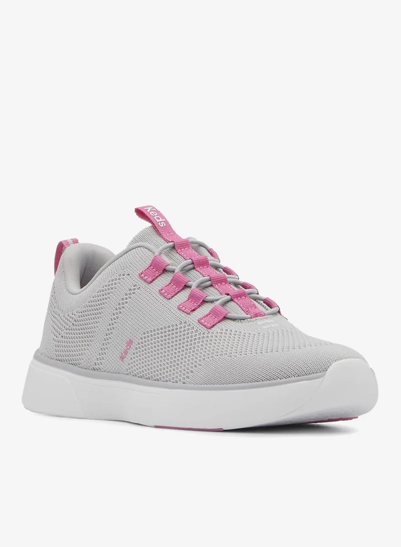 Keds Grey/Neon Pink Keds Women's BlissWalk Slip On Athletic Sneaker Multi for Women | Best Price UAE